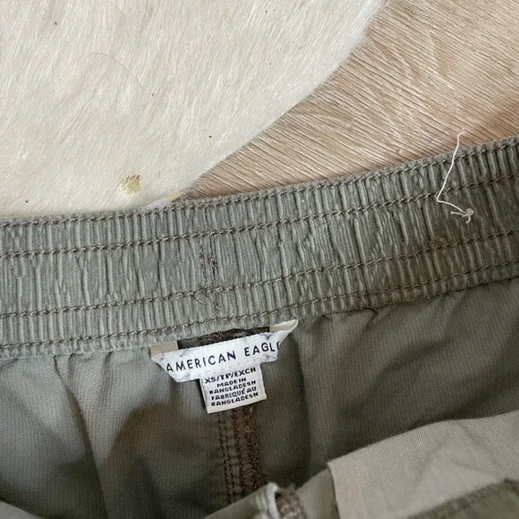 American Eagle corduroy olive green shorts - Picture 2 of 5